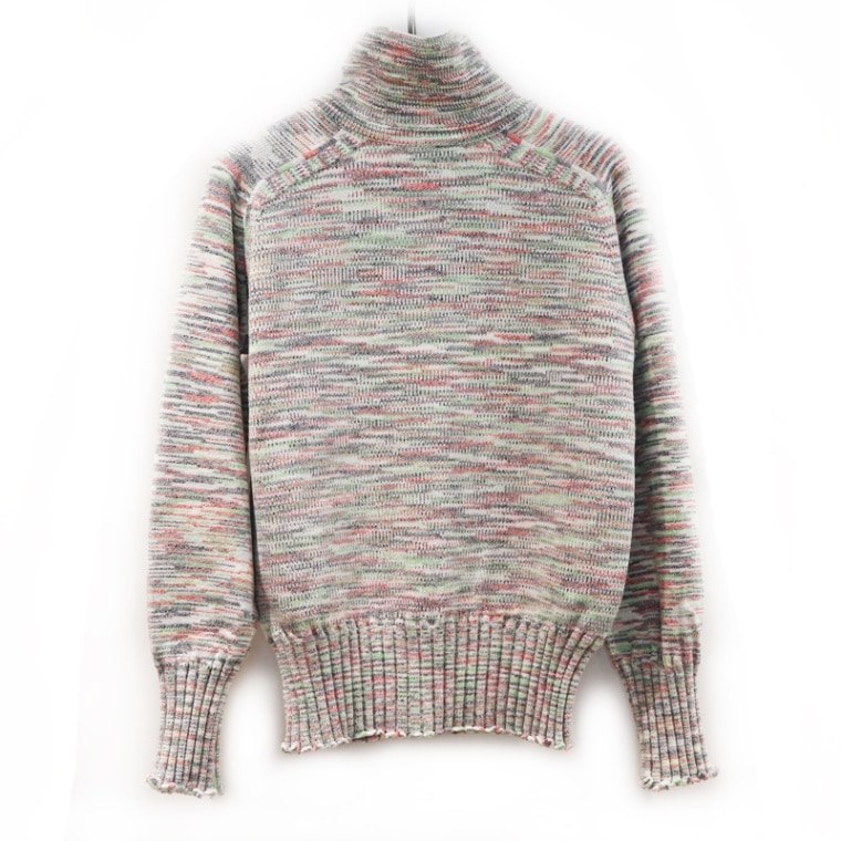 beautiful people / bp tie dye yarn mock neck pullover