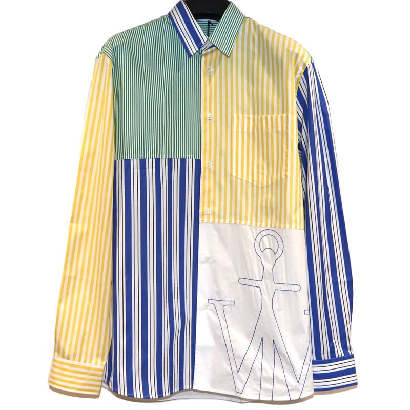 JW ANDERSON / JWA ANCHOR PATCH WORK CLASSIC SHIRT