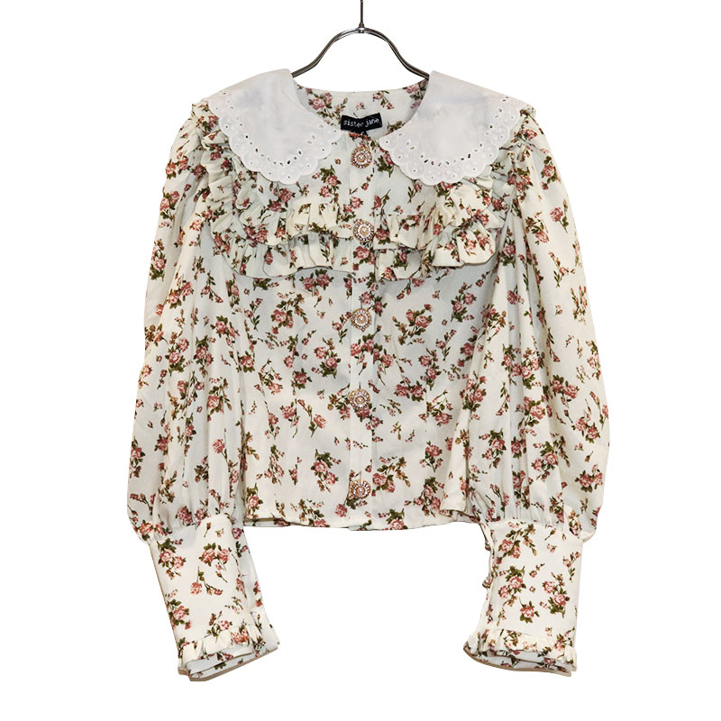 sister jane / si Spring Bloom Ruffle Blouse