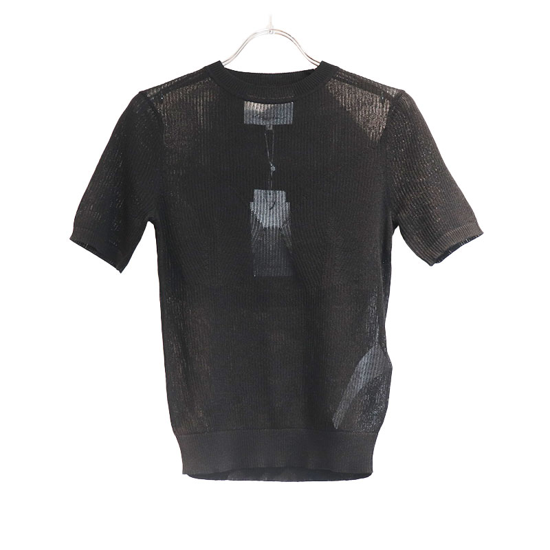 3.1Phiillip Lim / PH SS CREW NK SHEER RIB PO