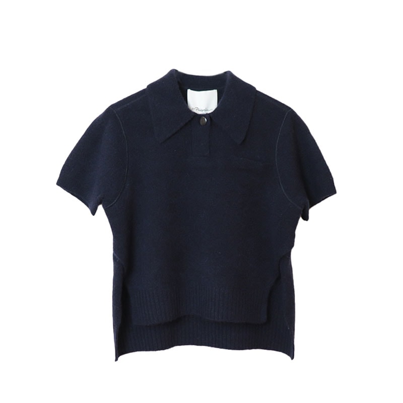 3.1Phiillip Lim / PH SS LOFTY KNIT POLO TOP