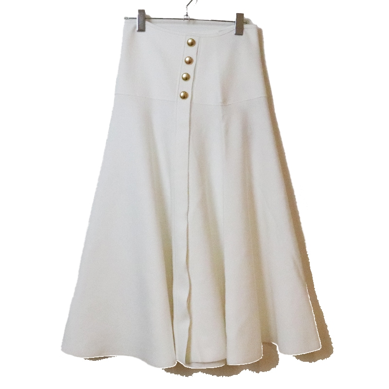3.1Phiillip Lim / PH TECH MILANO FLARE SKIRT W SIDE PLKT