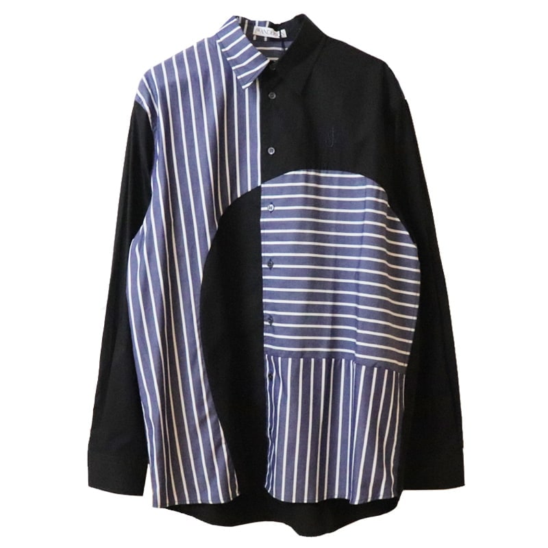 JW ANDERSON / JWA CURVED PATCHWORK CLASSIC FIT SHIRT