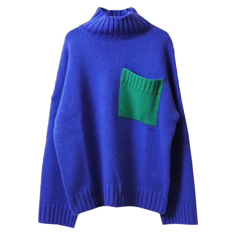 JW ANDERSON / JWA PATCH POCKET TURTLENECK JUMPER