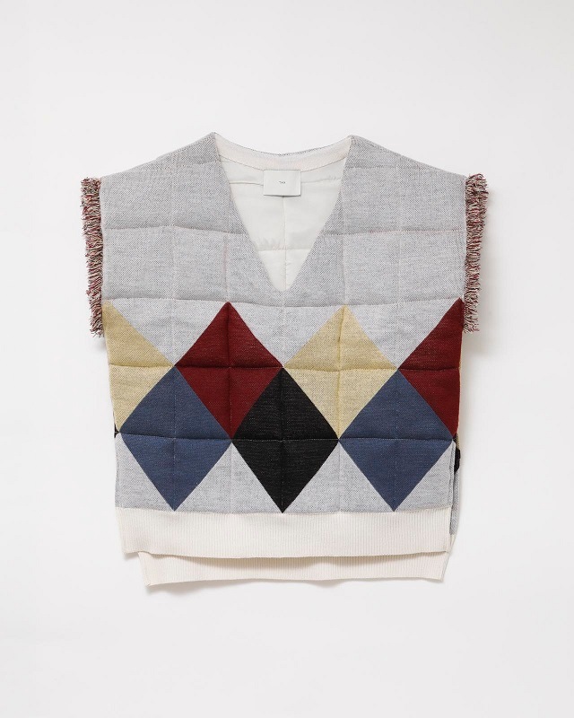 TAN / TAN QUILTING VEST