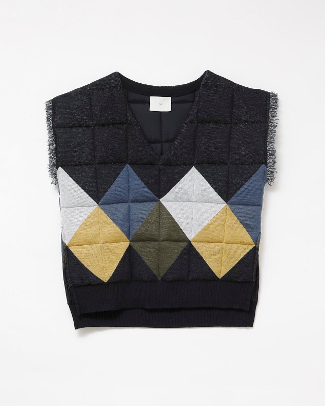 TAN / TAN QUILTING VEST