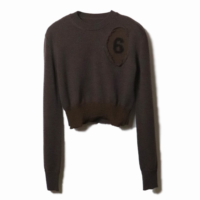 MM6 / MM Gauge 7/Elbow Patch Numbering Knit