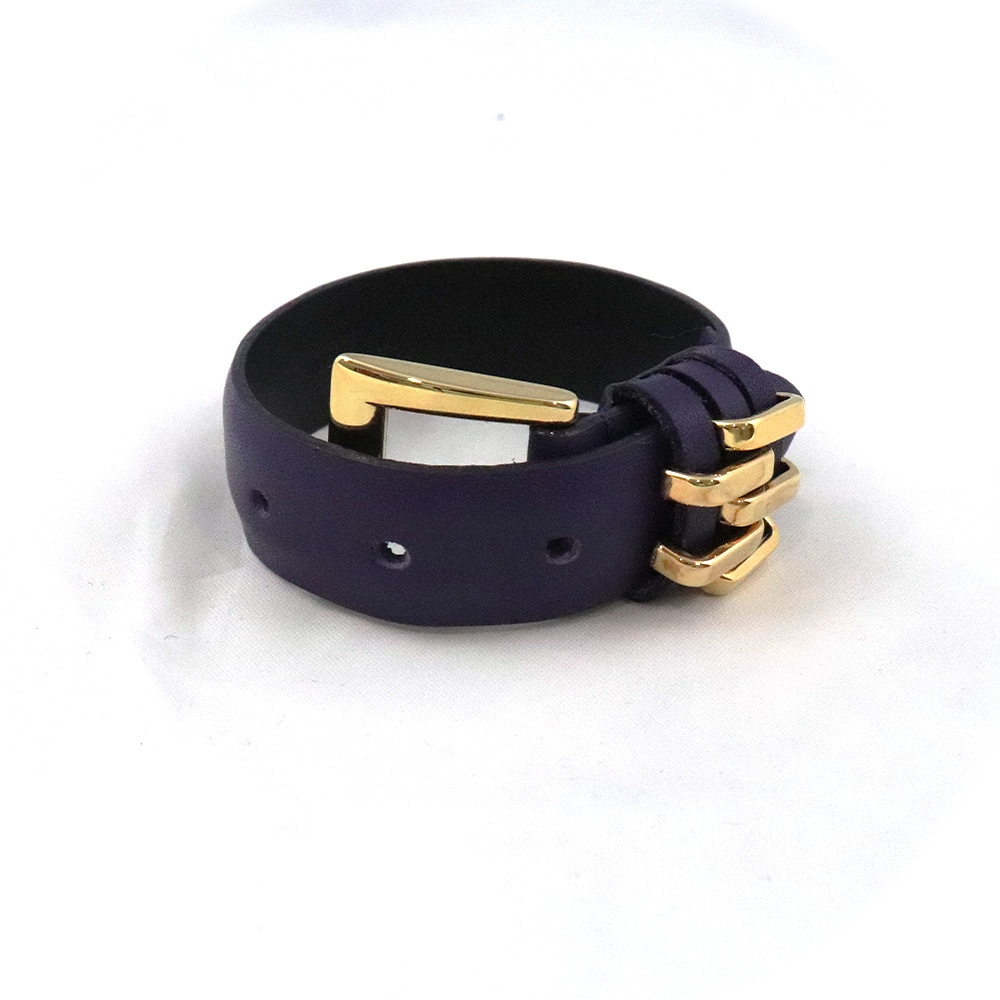 FUMIE TANAKA / FT square leather bracelet