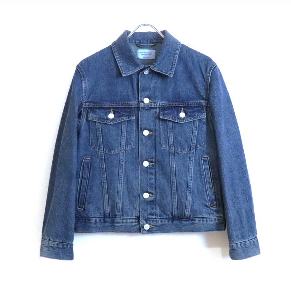 beautiful people / bp selvedge bleach denim kids blouson
