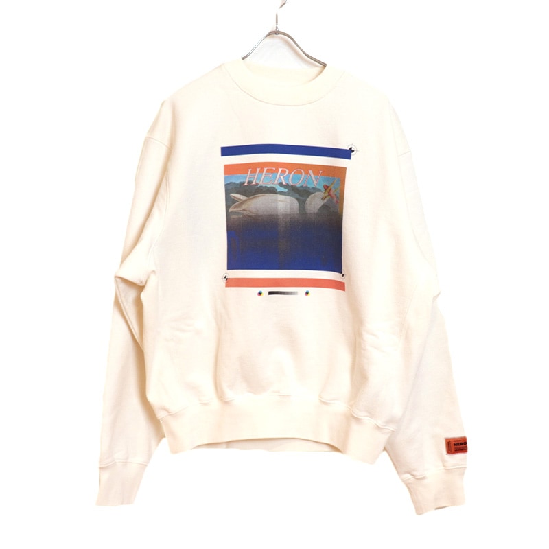HERON PRESTON / HP MISPRINTED HERON CREWNECK