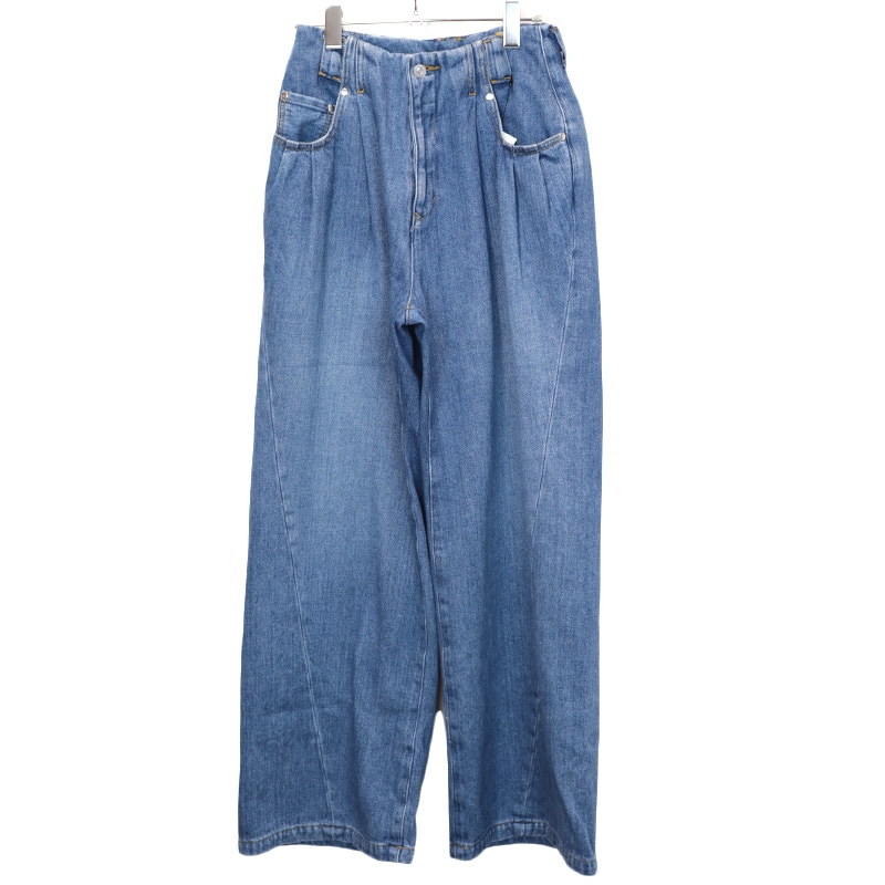 soduk / sd broad denim trousers