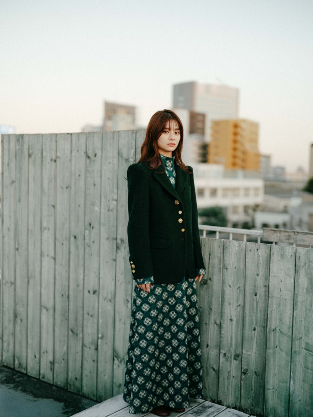 FUMIE TANAKA / FT jacqard flare OP