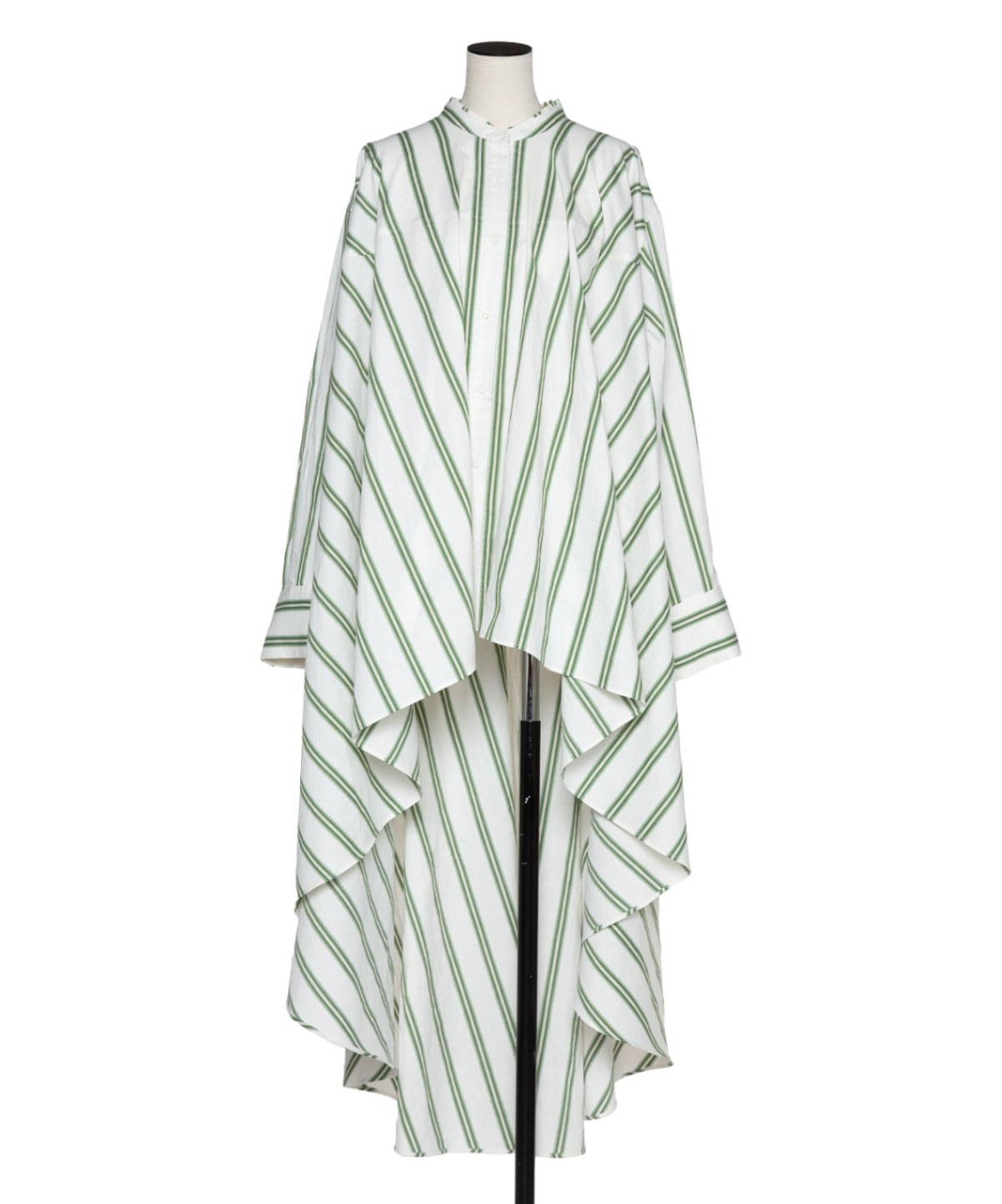 muller of yoshiokubo / moy STRIPE FLARE LONG SHIRT