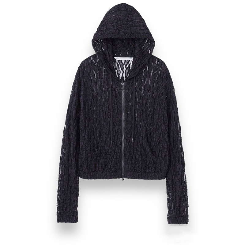 JOHN LAWRENCE SULLIVAN / JLS UNEVEN RACE CROPPED HOODIE