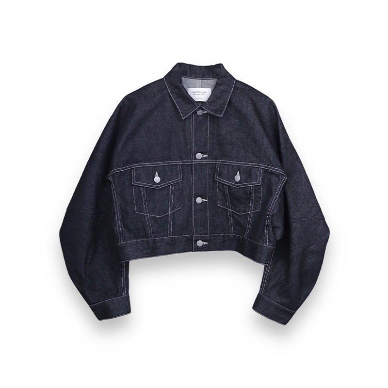 beautiful people / bp selvedge denim short blouson