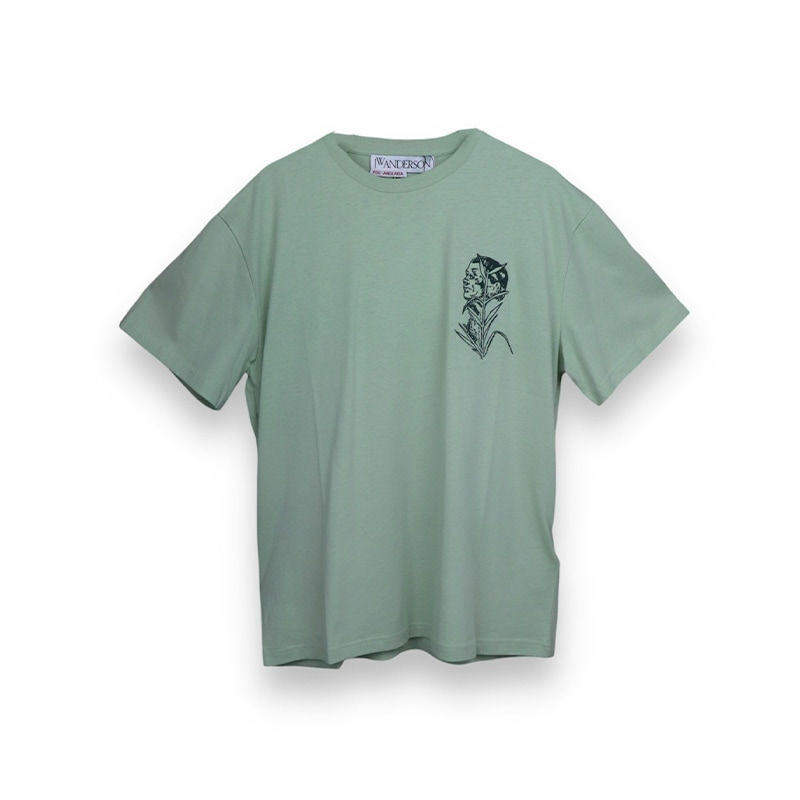 JW ANDERSON / JWA POL FACE EMBROIDERY T-SHIRT