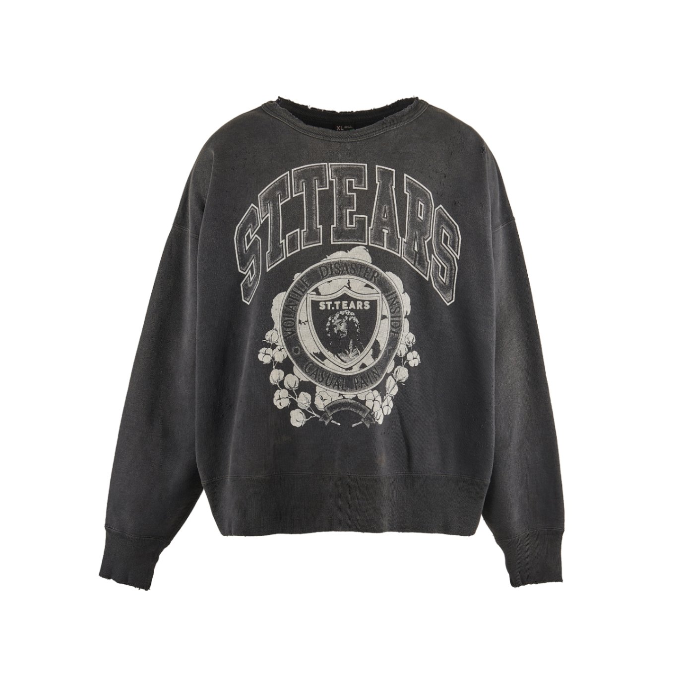 SAINT MICHAEL / SM DT_CRW SWEAT/ST.TEARS