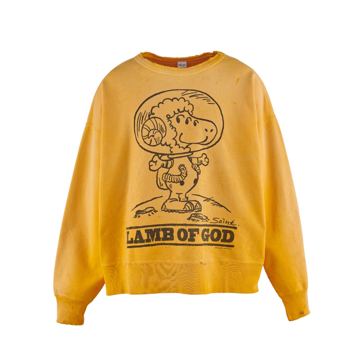 SAINT MICHAEL / SM CRW SWEAT/LMB OF GD