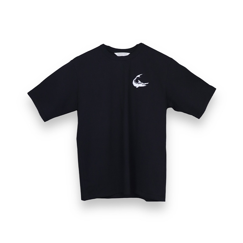 beautiful people / bp supima cotton jersy shark emb T-shirt