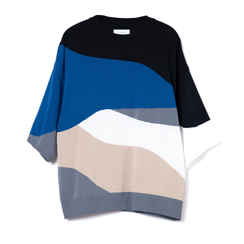 TAUPE / TPE STRAON INTARSIA H/S KNIT | TAUPE | KOH 