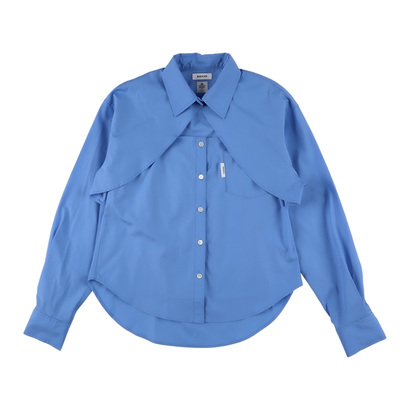 BASICKS / BS Cut-out Thomas Mason Shirt