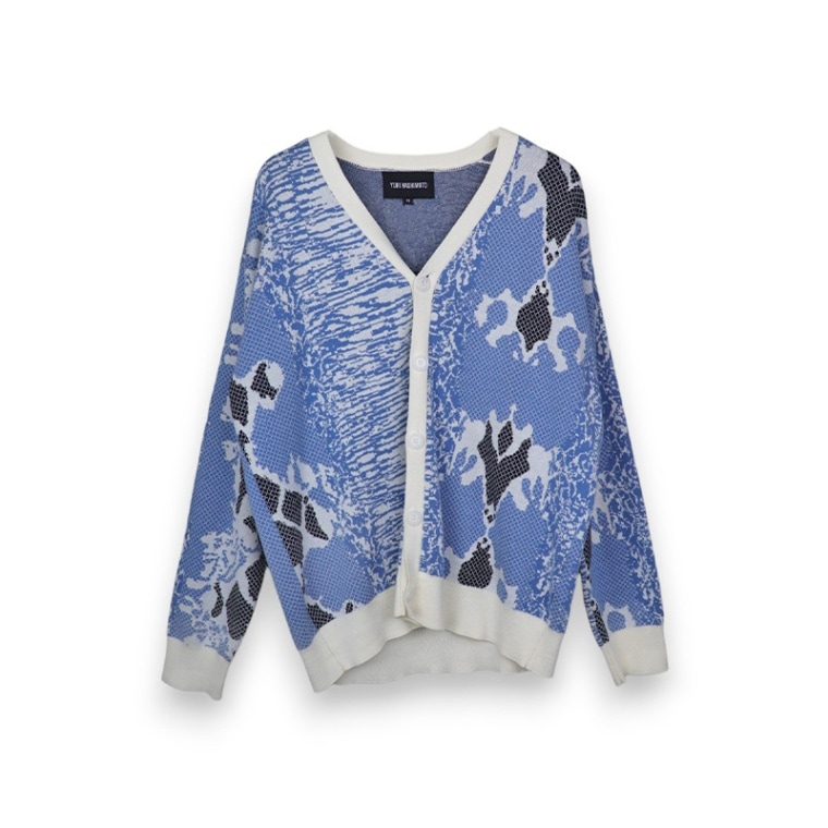 YUKI HASHIMOTO / YH SNAKE PATTERN CARDIGAN