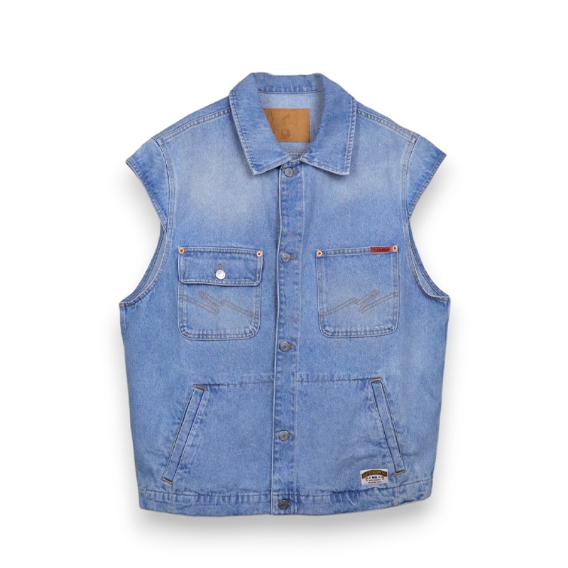 MARTINE ROSE / MR DENIM GILET