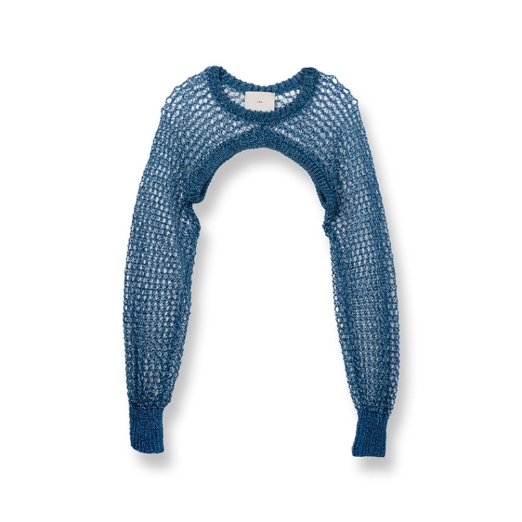 TAN / TAN DAZZLED KNITTED BOLERO