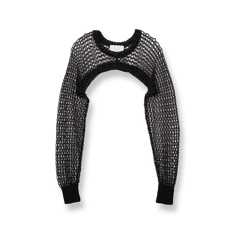 TAN / TAN DAZZLED KNITTED BOLERO