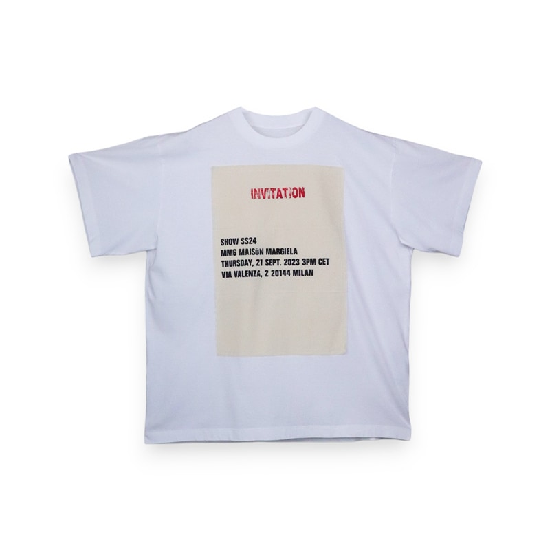 MM6 / MM INVTATION T-SHIRT