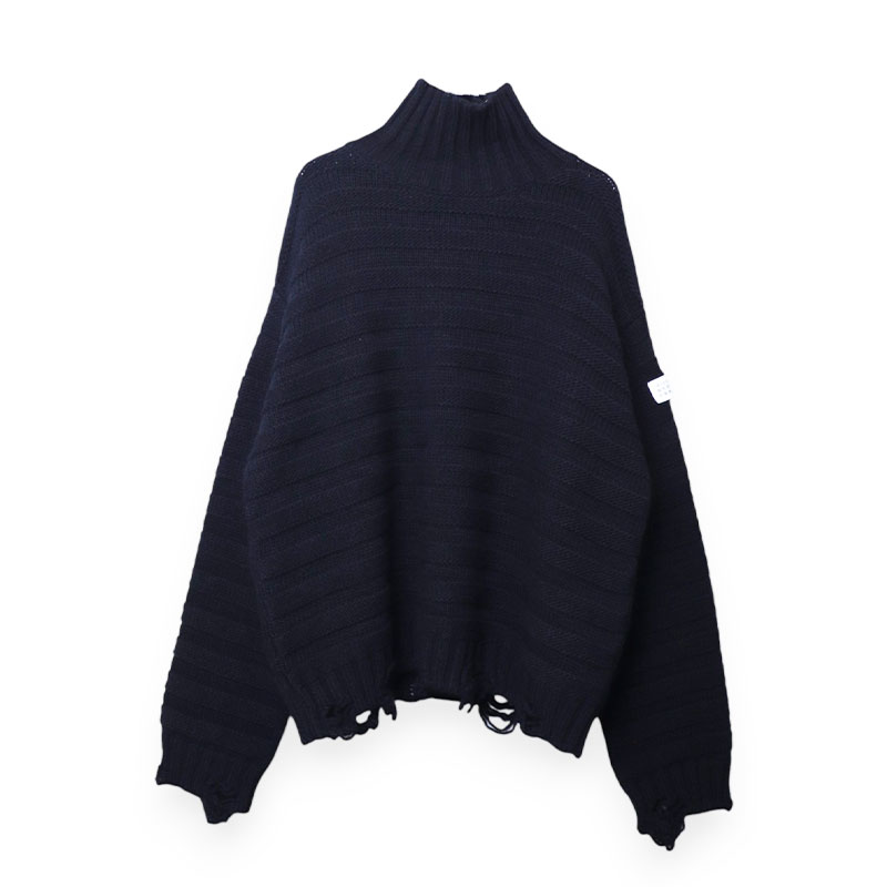MM6 / MM 3GAUGE KNIT PULLOVER