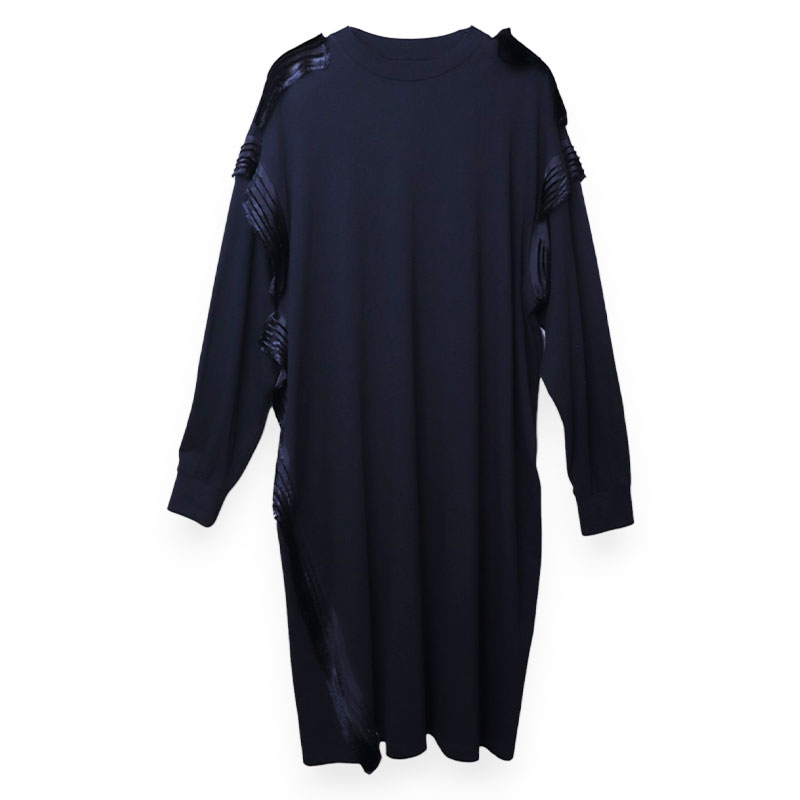 MM6 / MM Layerd fringe midi dress