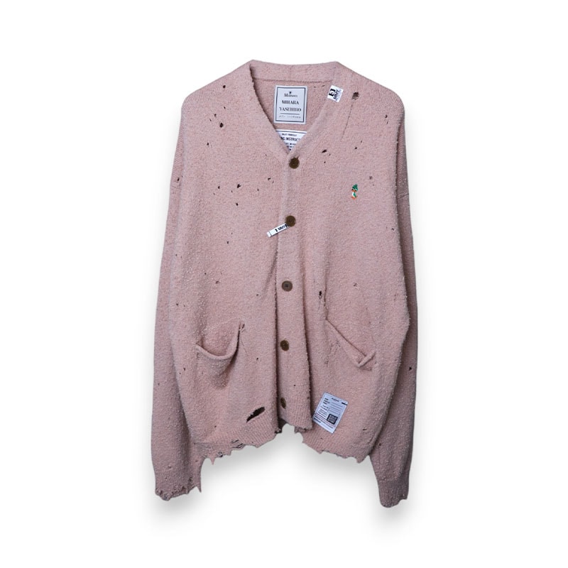 Maison MIHARA YASUHIRO / MMY DISTRESSED KNIT CARDIGAN