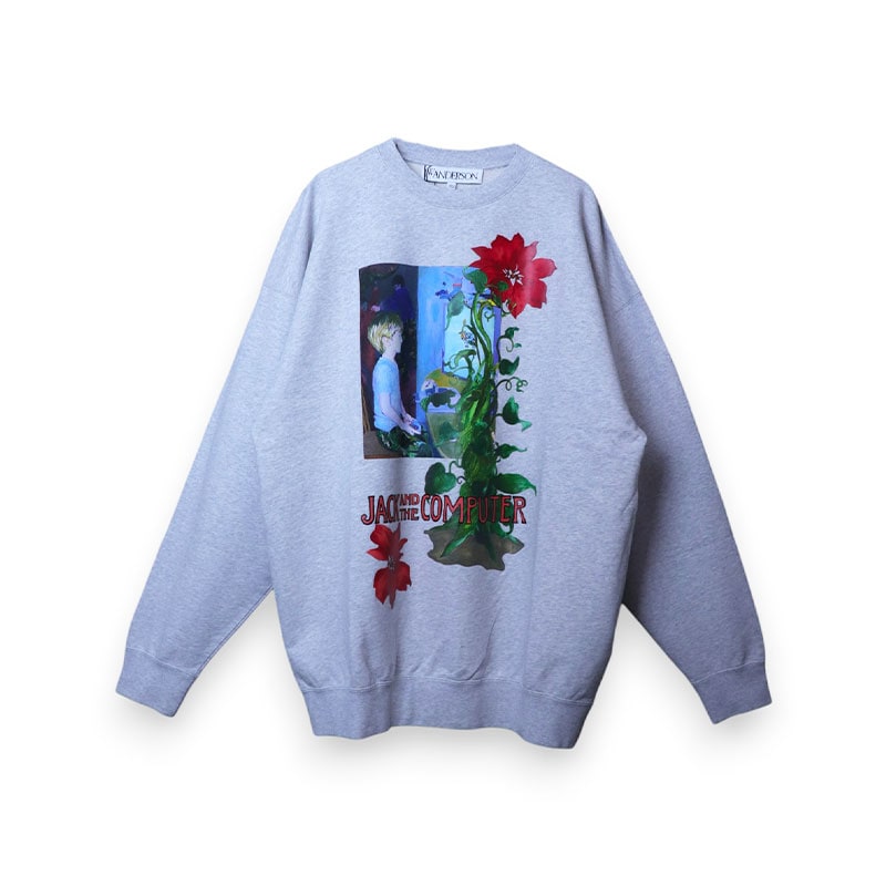 JW ANDERSON / JWA RELAXED FIT PRINTED SWEAT SHIRT