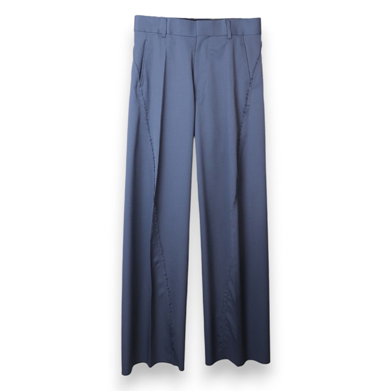 YUKI HASHIMOTO / YH RAW EDGE TWISTED TROUSERS