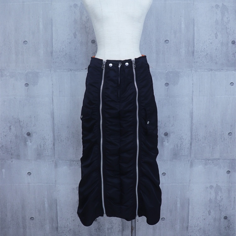 JOHN LAWRENCE SULLIVAN / JLS NYLON BOMBER SKIRT