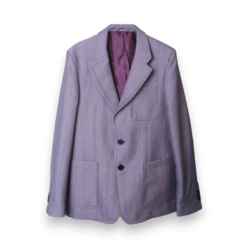CMMN SWDN / CS FLOYD SLIM FIT BLAZER MADE OF 'DENIM EFFECT' WOOL