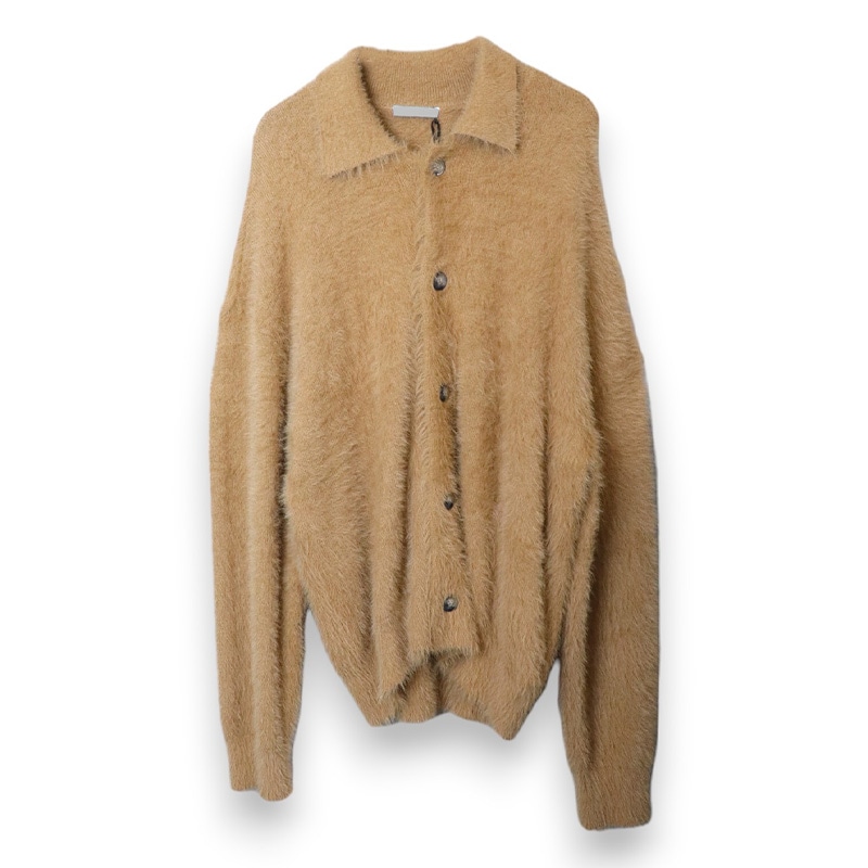 CMMN SWDN / CS FLYNN RELAXED FIT CARDIGAN FROM A SOFT FLUFFY YARN