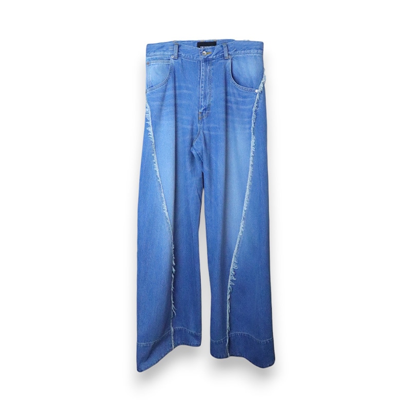 YUKI HASHIMOTO / YH RAW EDGE TWISTED TROUSERS