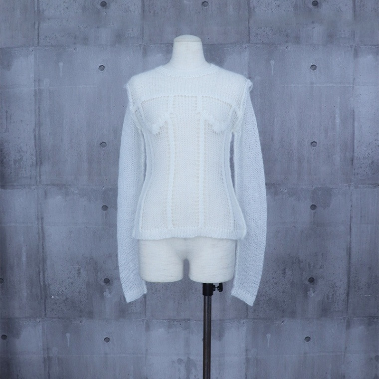 soduk / sd denim fluffy top