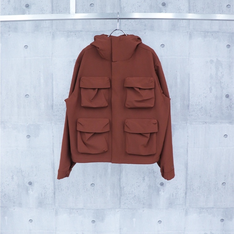 Arte Antwerp / ART 3D Pockets Nylon Hooded Jacket