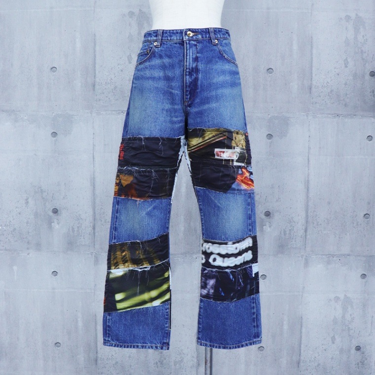 semoh / SEM Test Print Denim Pants
