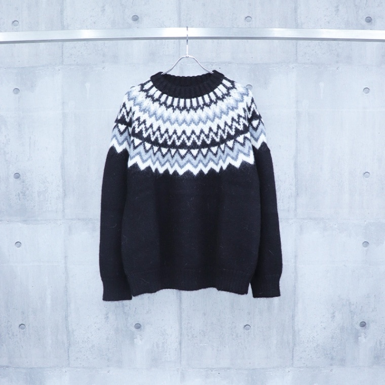 MARKAWARE / MA SNOW PATTERN JUMPER