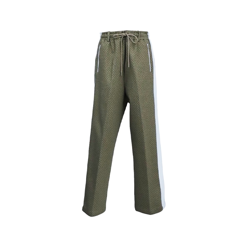 TAUPE / TPE GEOMETRIC SIDE-LINE PANTS