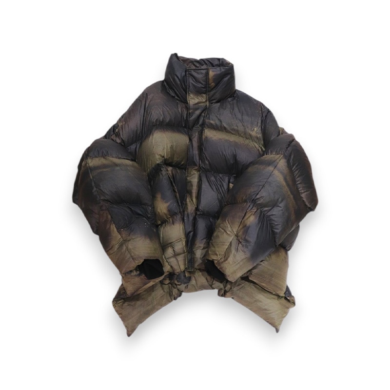 Feng Chen Wang / FCW BROWN PRINTED DOWN JACKET