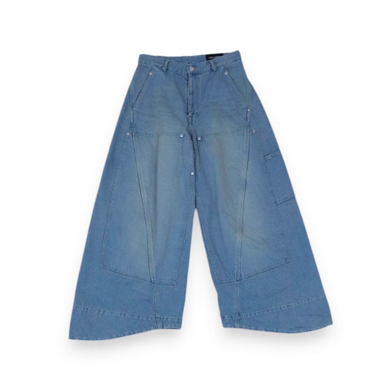 YUKI HASHIMOTO / YH BAGGY TWISTED DOUBLE KNEE JEANS