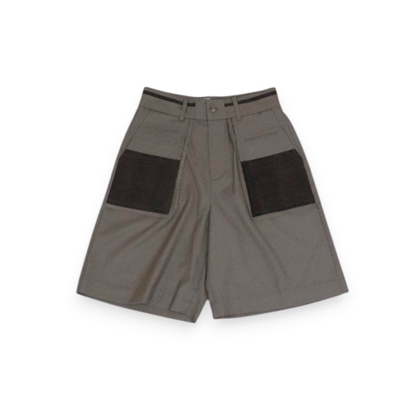 Feng Chen Wang / FCW DECONSTRUCTED PATCHWORK SHORTS