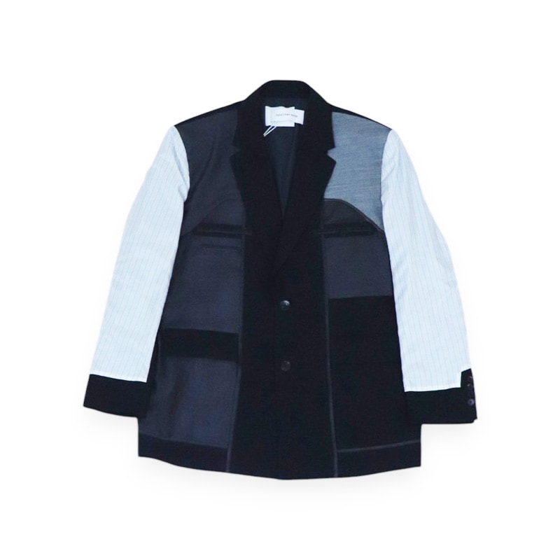 Feng Chen Wang / FCW DECONSTRUCTION PATCHWORK BLAZER