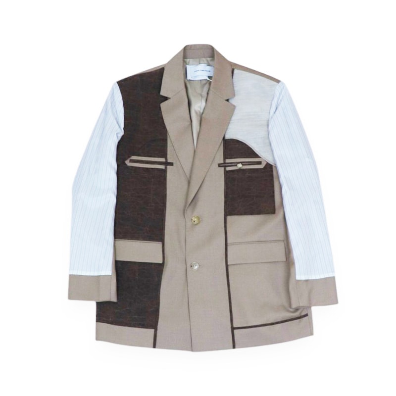 Feng Chen Wang / FCW DECONSTRUCTION PATCHWORK BLAZER