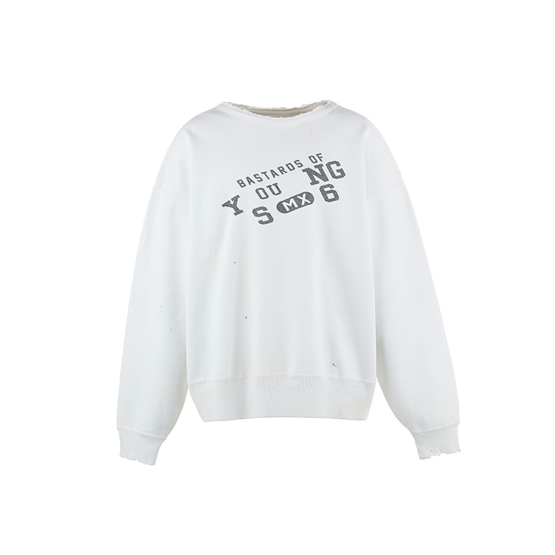 SAINT MICHAEL / SM BJ_CREW NECK SWEAT/YOUNG